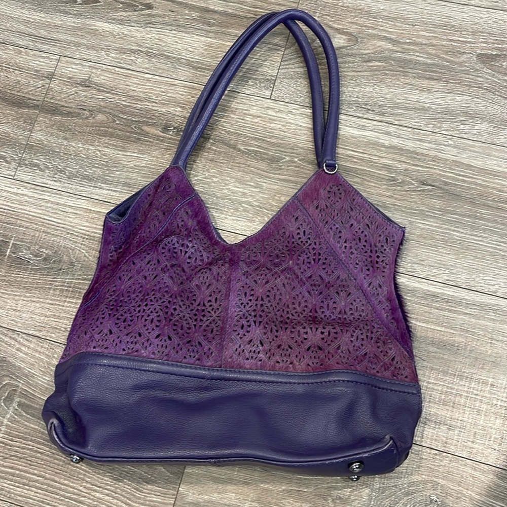 Sharif Purple Shoulder Bag